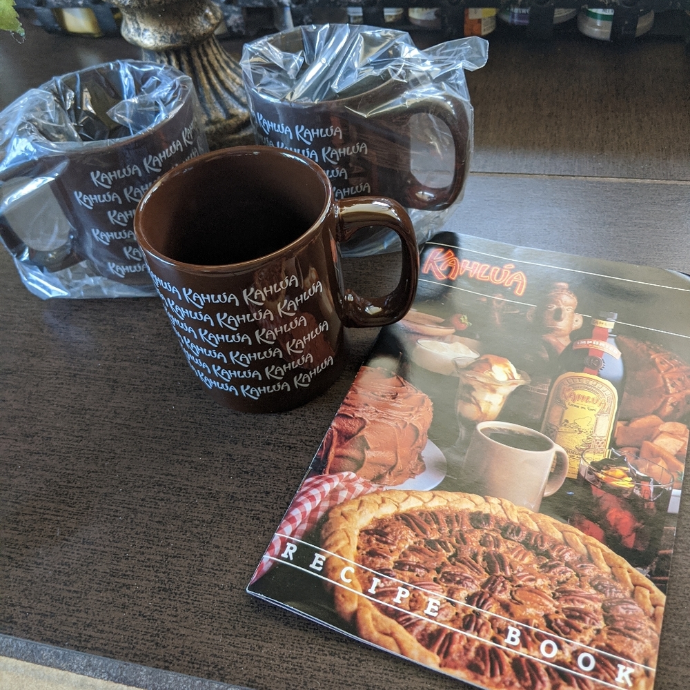Vintage New  Kahlua Coffee Cups Mugs (3)